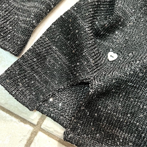 NWT Sportsworks Studio Off-Shoulder Sequin Dressy Sweater - Picture 10 of 14